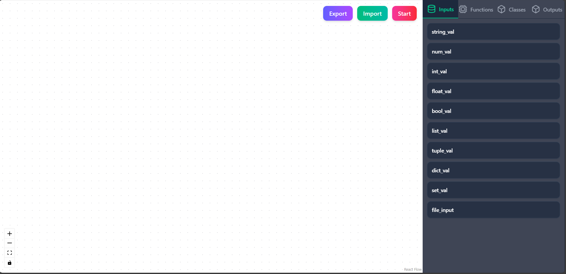 Typeflow Editor Home